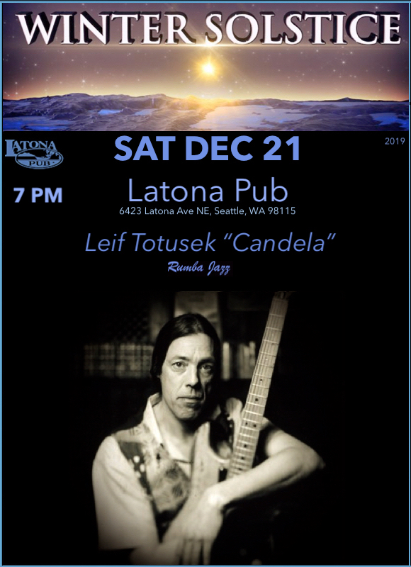 Leif Tousek DEC 21 Latona Pub - Winter Solstice